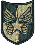20th Aviation Brigade OCP Scorpion Shoulder Patch With Velcro
